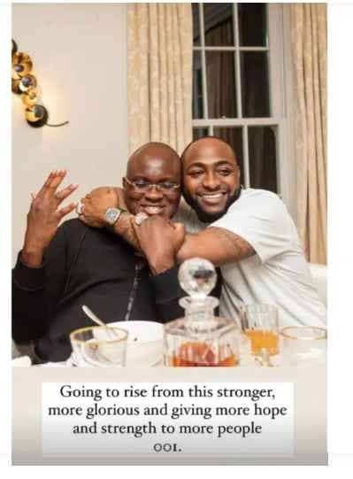 See what davido said after he met with Pastor Tobi Adegboyega After Son’s Death